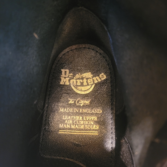 RARE authentic 90s vintage Dr Martens 20 eyelet knee patent leather boots 3/5 - Picture 16 of 16